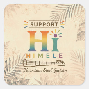 HIMELE Autocollant Little Hawaiʻi — Soutenez HIMEL
