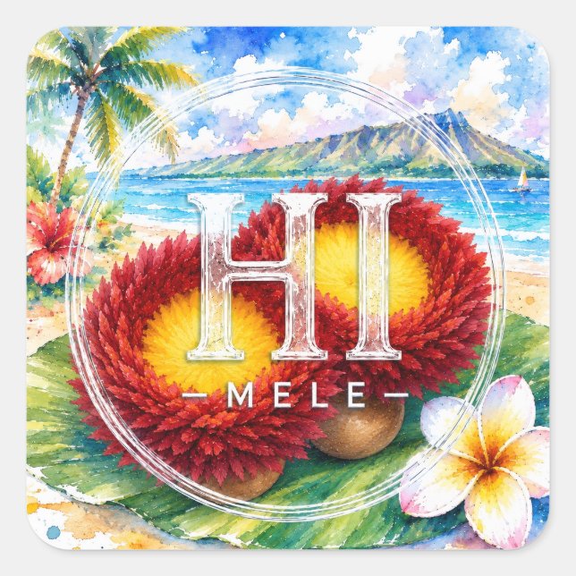 HIMELE Little Hawaiʻi Autocollant — ‘Uli’uli (Devant)