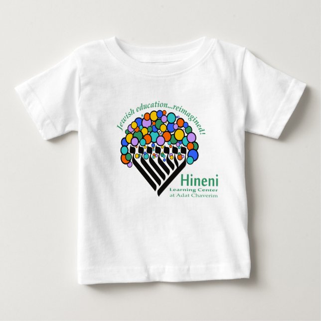 Hineni Learning Center Babies' T-Shirt - White (Devant)