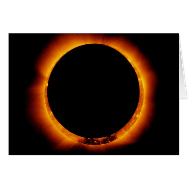 Hinode observe une éclipse solaire annuelle (Devant horizontal)