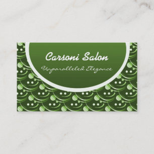 Hip et Carte de visite élégant, Olive Green