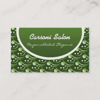 Hip et Carte de visite élégant, Olive Green