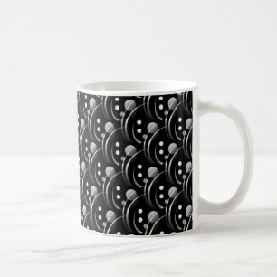 Hip et Mug élégant, noir et blanc