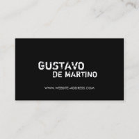 HIP GRUNGY Carte de visite NOIR