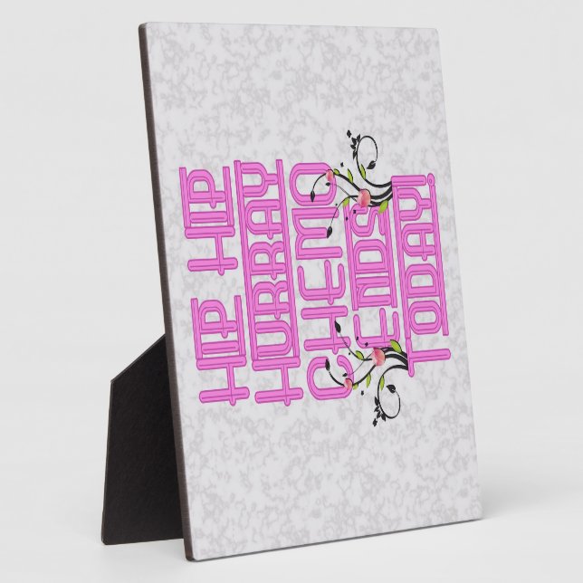 Hip Hip Hurray Chemo se termine aujourd'hui Plaque (Côté)