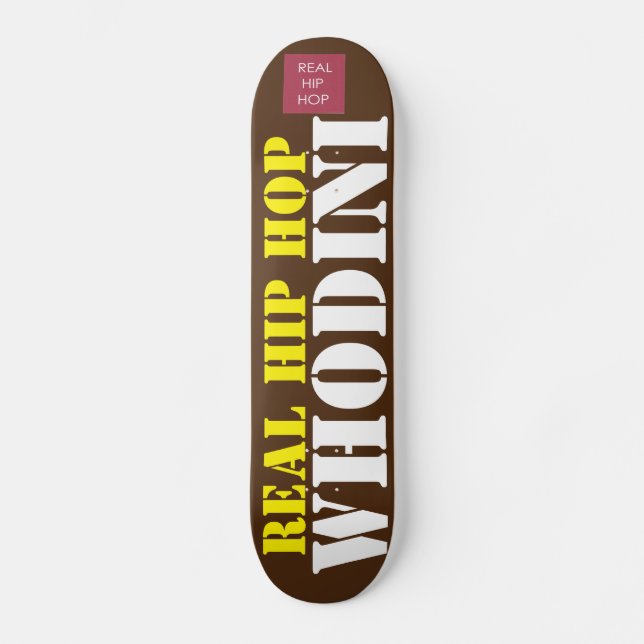 HIP HOP VRAI WHODINI Skateboard (Recto)