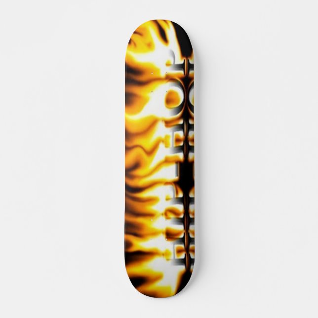 HipHop avec Flames Skateboard (Devant)