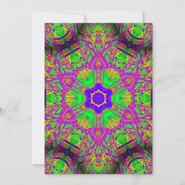 hippie 6 points bleu super (Devant)