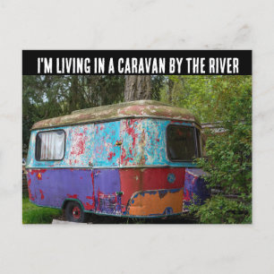 HIPPIE CARAVAN JE VIVS PAR CARTES POSTALES RIVER