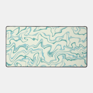 Hippie les années 70 Marbre Bleu Liquide Swirl Boh