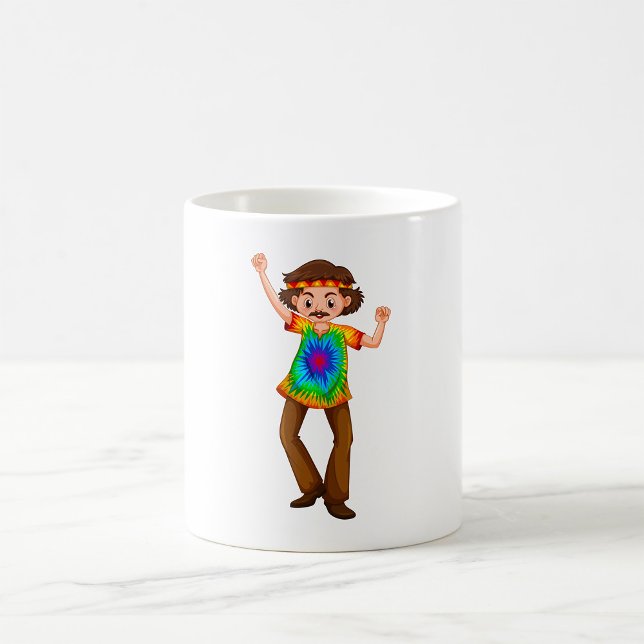 Hippie Man Coffee Mug (Créateur téléchargé)