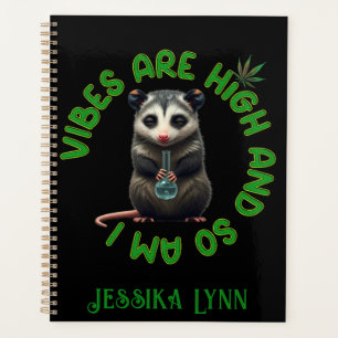 Hippie Opossum Vibes défoncés Humour drôle Personn
