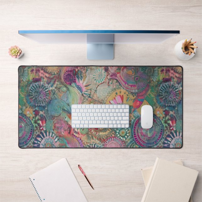 Hippie rétro : Mat de bureau d'Imaginaires (Bureau 1)