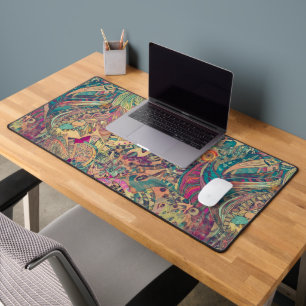 Hippie rétro : Mat de bureau en mosaïque
