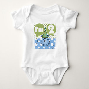 Hippo 2e Anniversaire Tshirts et cadeaux