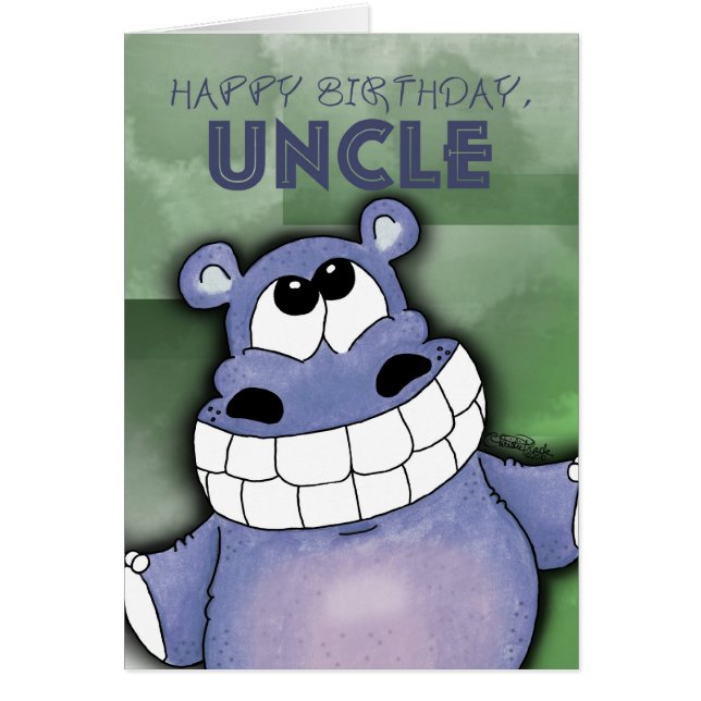 Hippo-Anniversaire souriant (Devant)