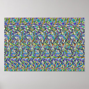 Hippo avec parapluie - Impression 3D cachée