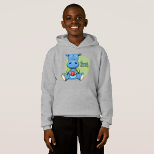 Hippo de dessin Sweat - shirt à capuche de bascu