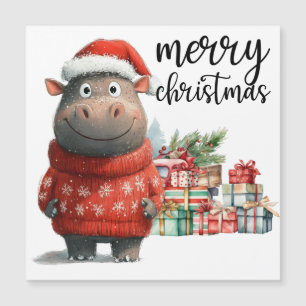 Hippo Thème de Noël pour Amoureux des animaux
