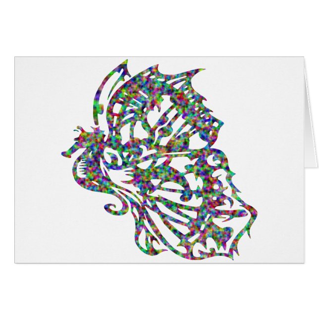Hippocampe avec des ailes de papillon (Devant horizontal)