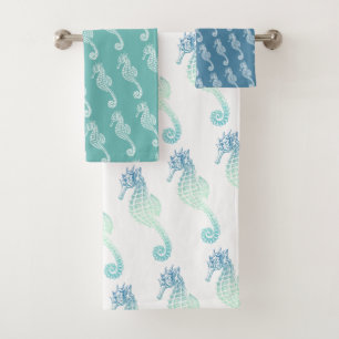 Hippocampe bleu-vert
