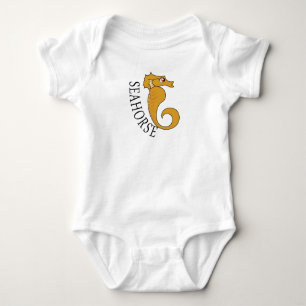 Hippocampe - Body bébé en jersey