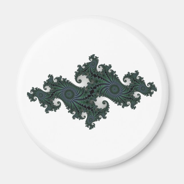 Hippocampe émeraude Julia Magnet (Devant)
