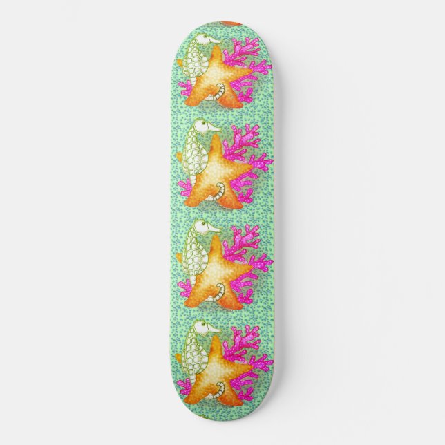 Hippocampe Étoile de mer Skateboard (Recto)