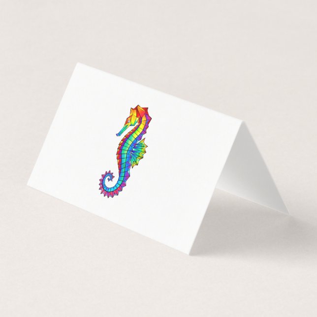 Hippocampe polygonal arc-en-ciel (Front)