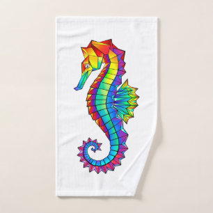 Hippocampe polygonal arc-en-ciel