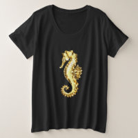 Hippocampe Polygonal Or