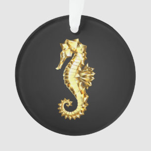 Hippocampe Polygonal Or
