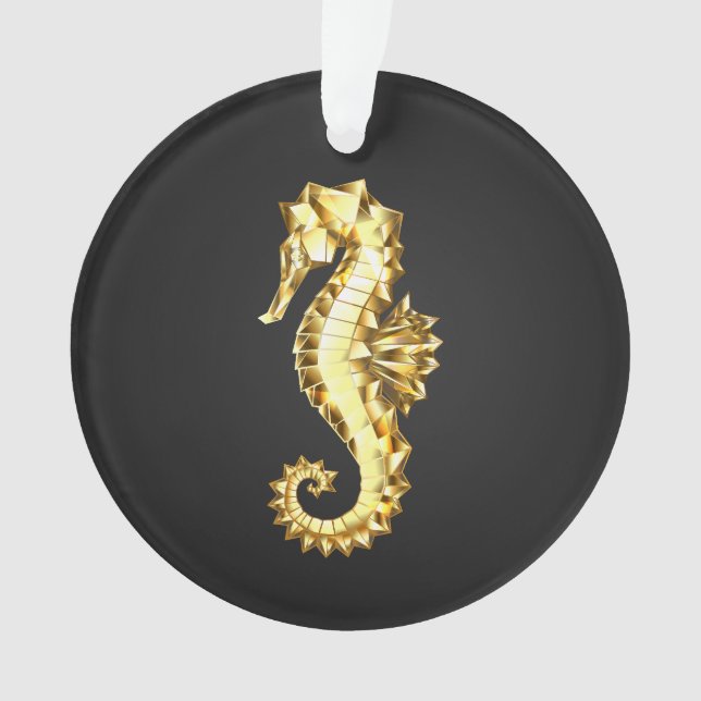 Hippocampe Polygonal Or (devant)