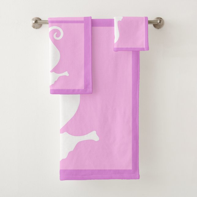 Hippocampe rose (En situation)