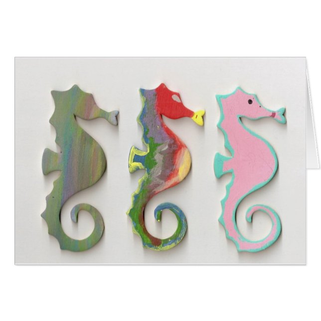 HIPPOCAMPES D'ARC-EN-CIEL (Devant horizontal)