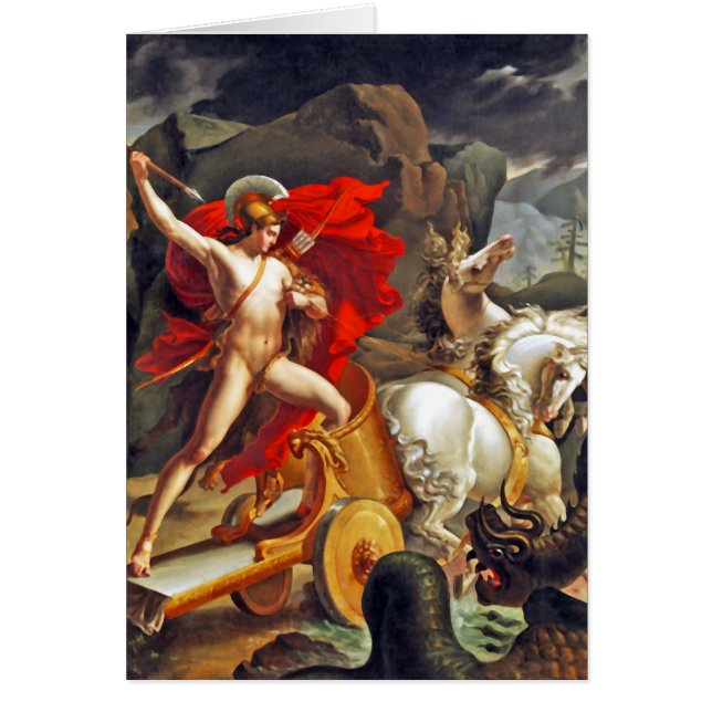 Hippolytus et monstre de mer par Bordier du Bignon (Devant)