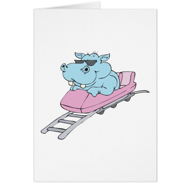 hippopotame de montagnes russes (Devant)