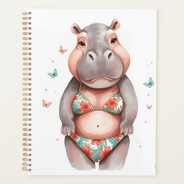  Hippopotame en Bikini  (Devant)