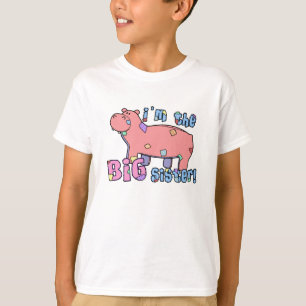 Hippopotame je suis le T-shirt de grande soeur