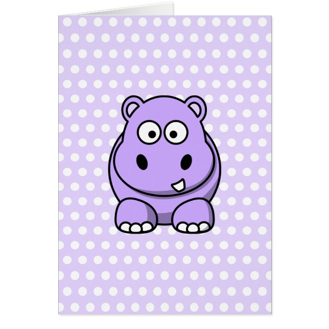 Hippopotame Lavande Mignon (Devant)