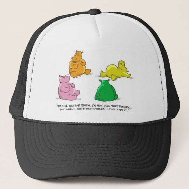 Hippopotames affamés ! - Casquette (Devant)