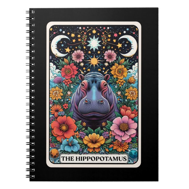 Hippopotamus Carnet de carte Tarot Spirit (Devant)