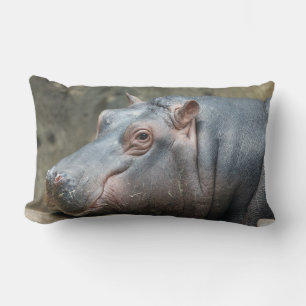 Hippopotamus oreiller de lancement personnalisé