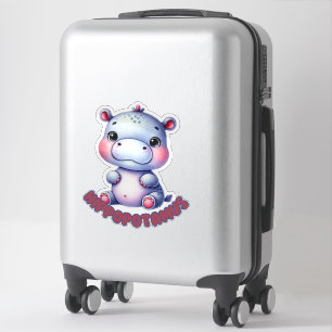 HIPPOPOTAMUS - STICKER DE NURSERY