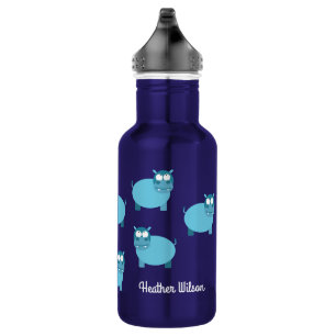Hippos Enfants Hippopotame Bouteille d'eau avec le
