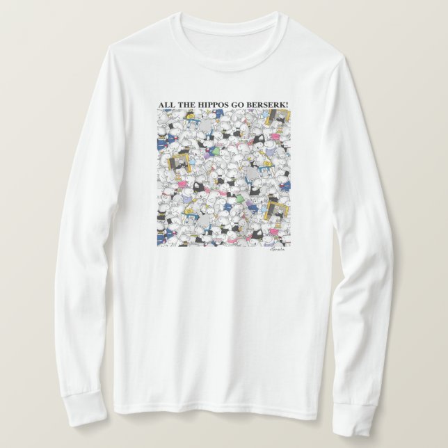 HIPPOS GO BERSERK ! Sandra Boynton T-Shirt (Design devant)