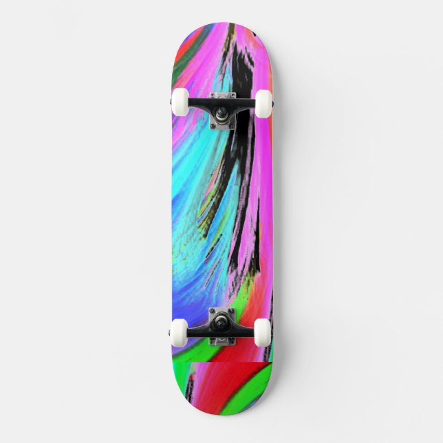 Hippy Color Wave Skateboard (Recto)
