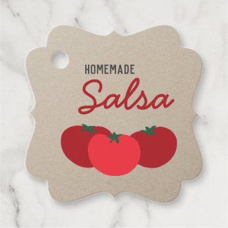 Hipster Étiquette de canne à tomate de salsa maiso
