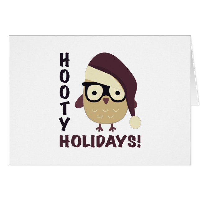 Hipster Hooty Holidays ! (Devant Horizontal)