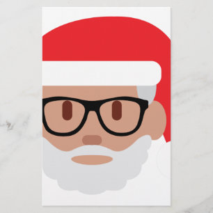 hipster Santa Claus émoji